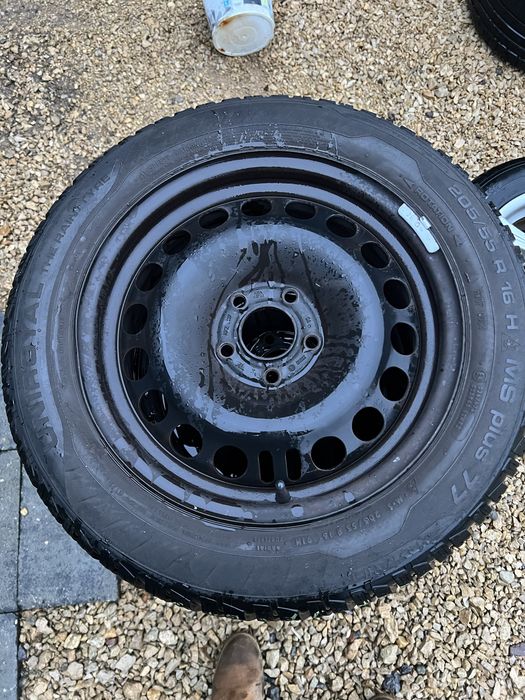 Z34 Koła zima,OPEL, FIAT 5x110*ET36*205/55/16*Continental+Uniroyal