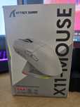 Myszka Gamingowa bezprzewodowa Attack Shark X11 RGB bialy
