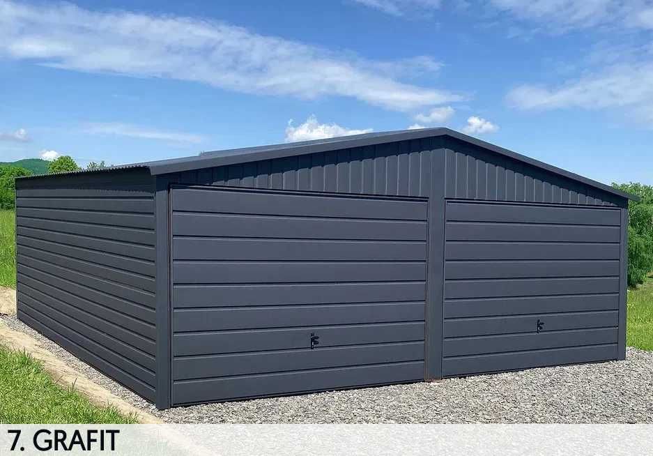 Garaż blaszany 3x5 3x6 4x5 4x6 6x5 9x5 Darmowy Montaż