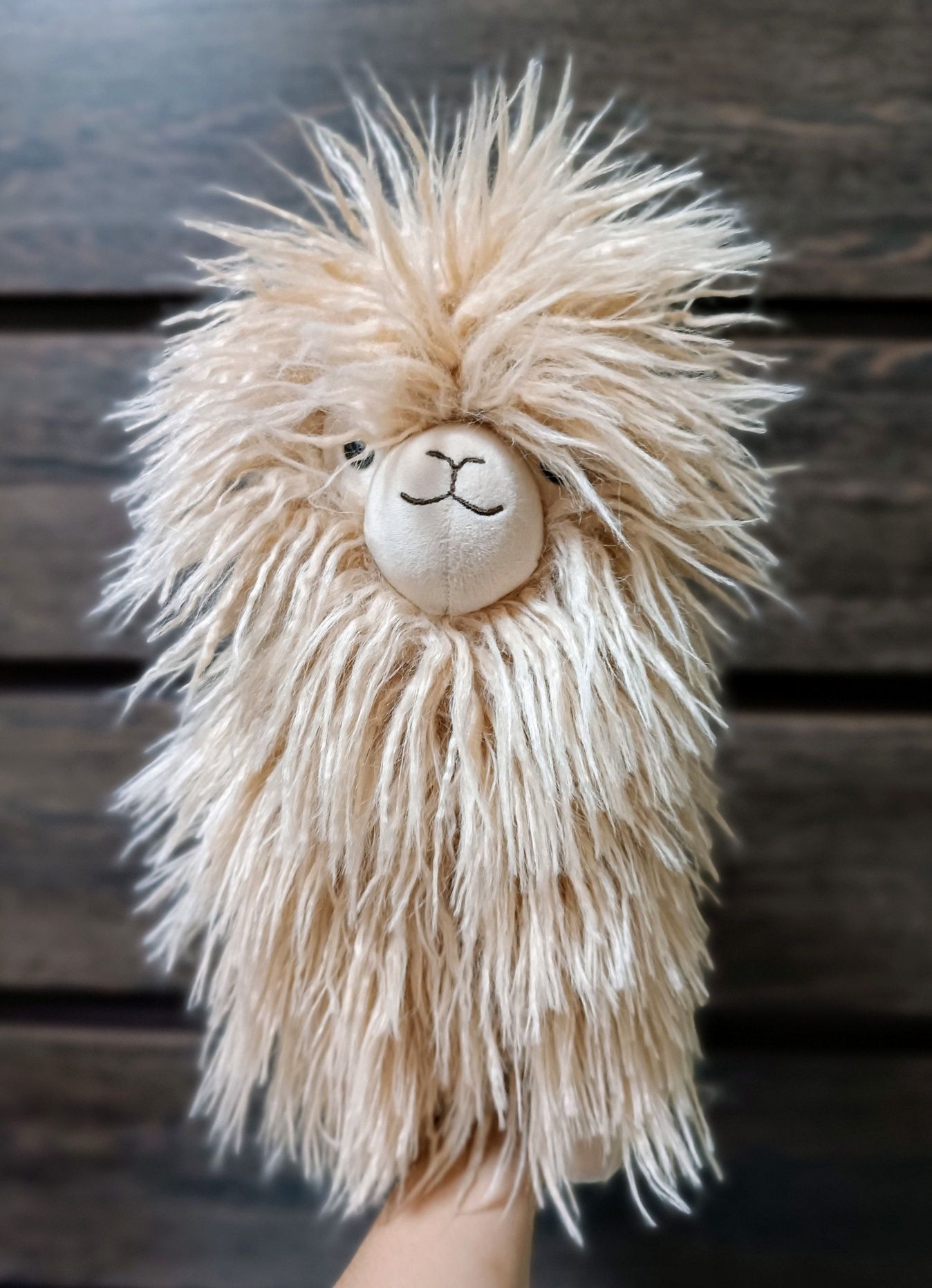 Мягкая игрушка Jellycat Luscious Llama, лама, трендовая игрушка