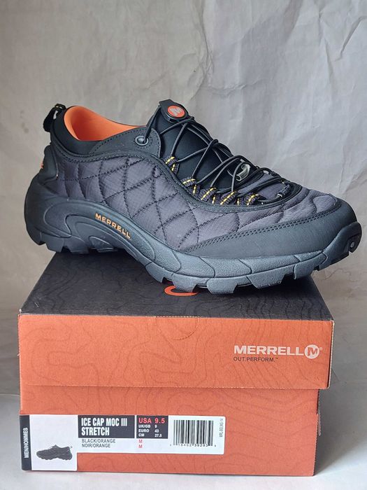 Кроссовки Merrell Ice Cap Moc2 Black\orange(A4012-3)термо р-ры:41-46
