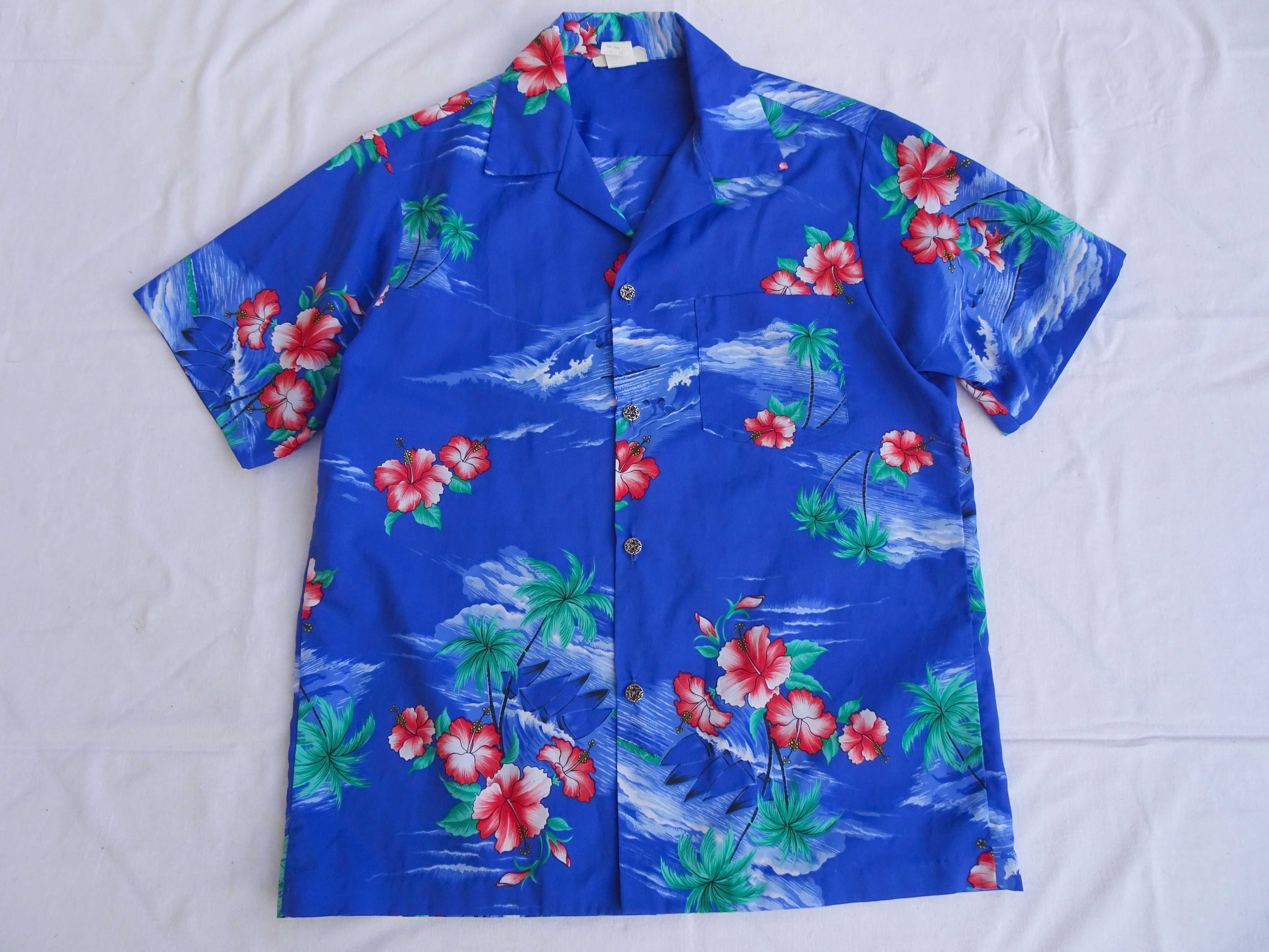 Made in Hawaii koszula męska vintage M hawajska