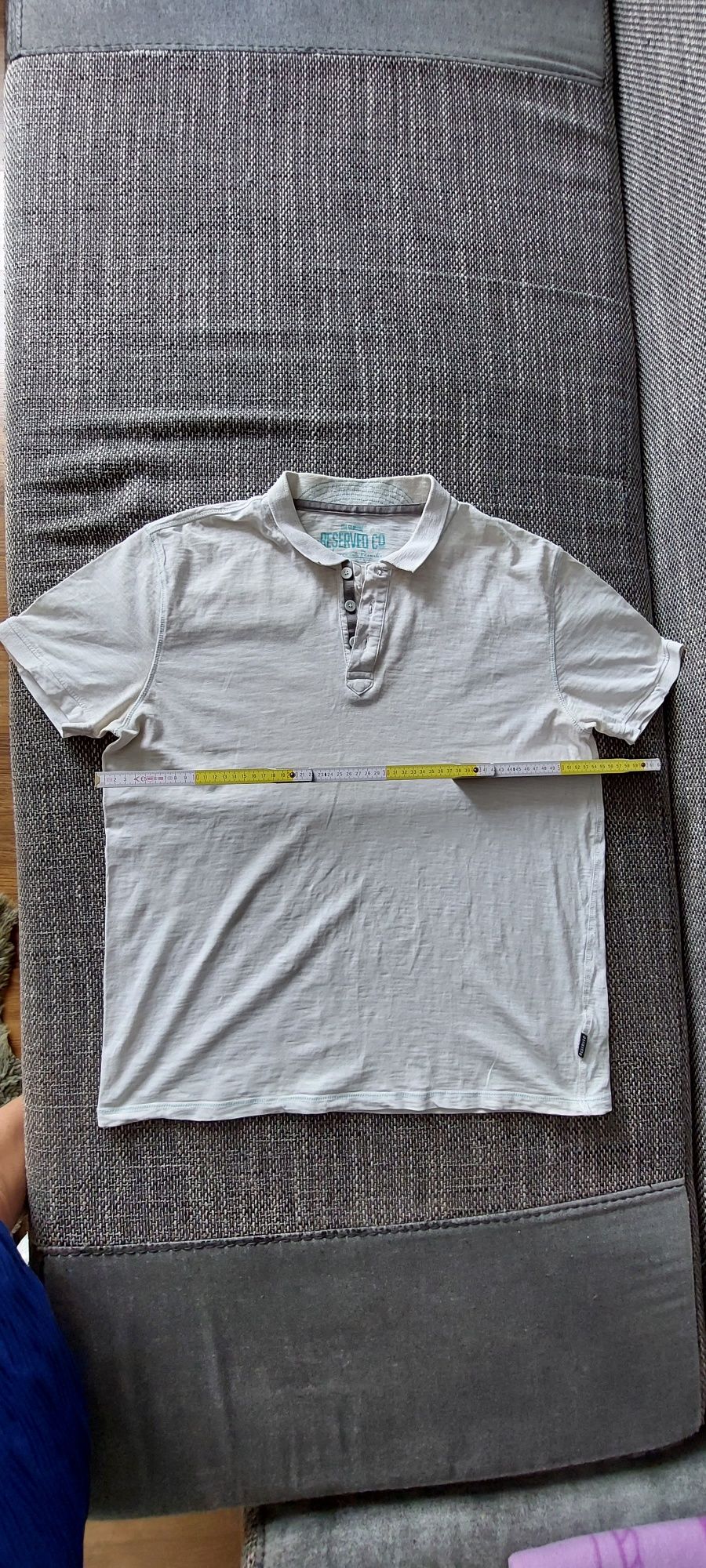 Bluzka męska Polo ecru roz xl firmy Reserved