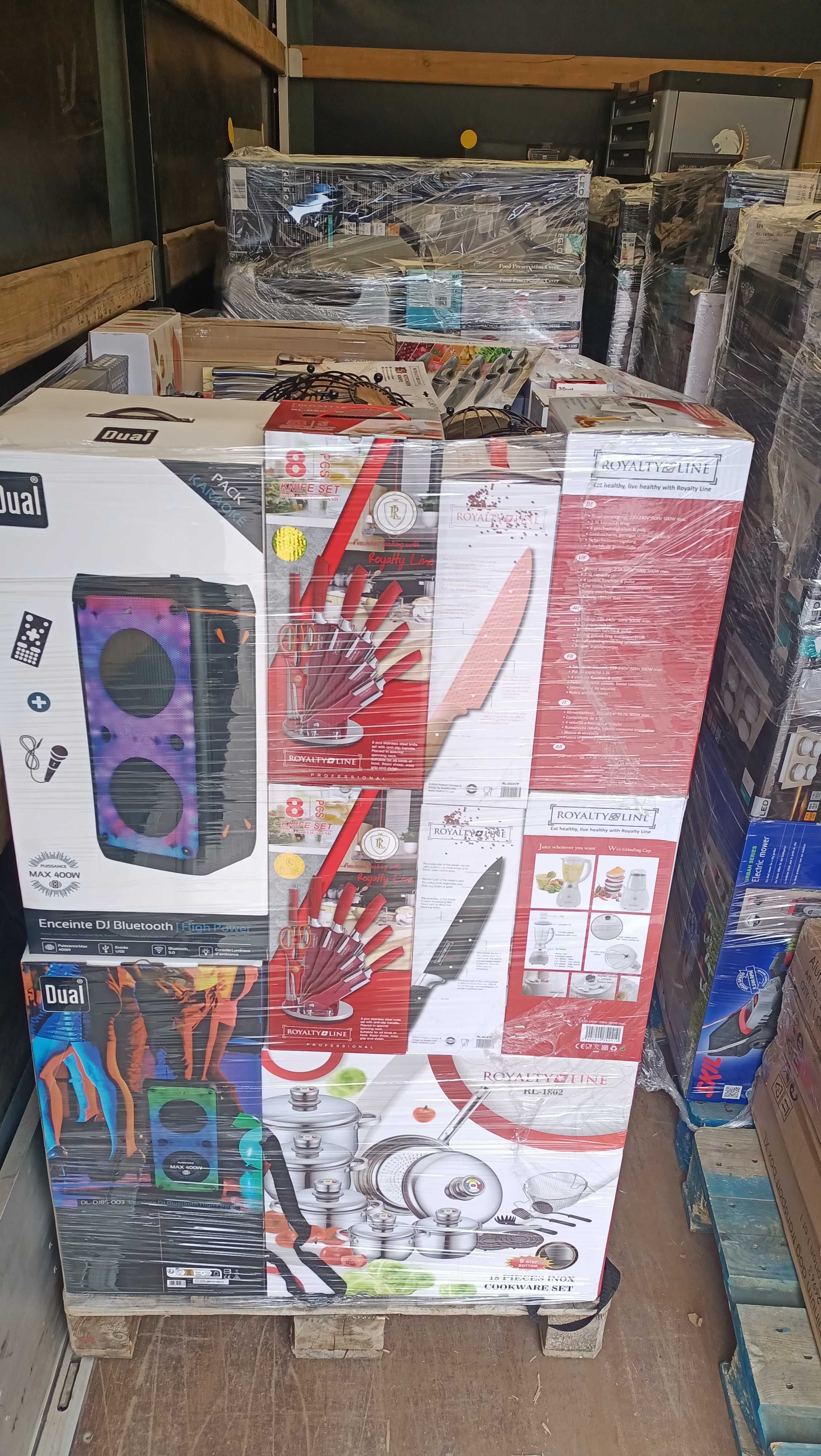 Towar z Niemiec na paletach mix giełdę do sklepu eglo kesser amazon
