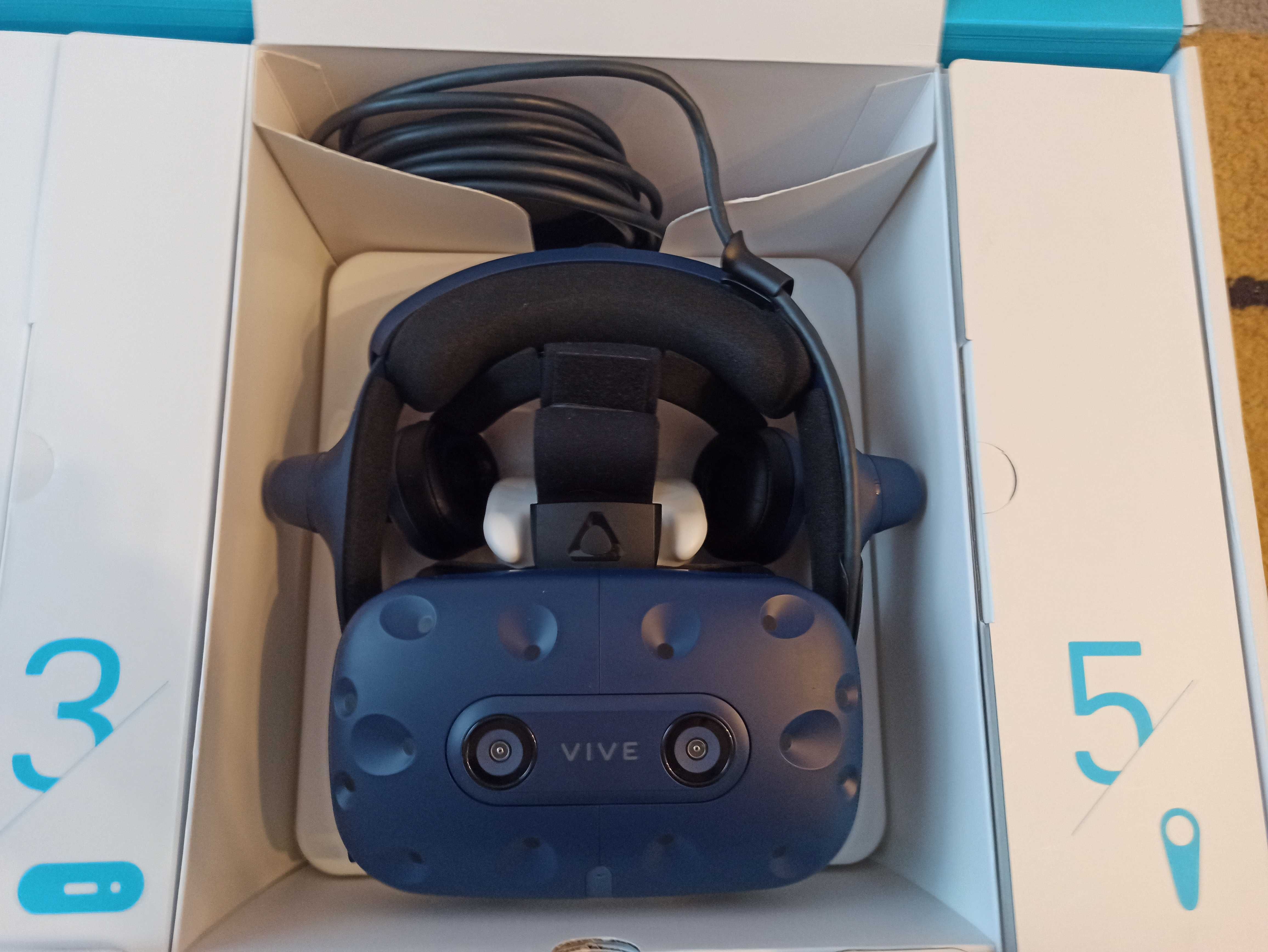 Gogle VR Htc Vive pro Full Kit w idealnym stanie