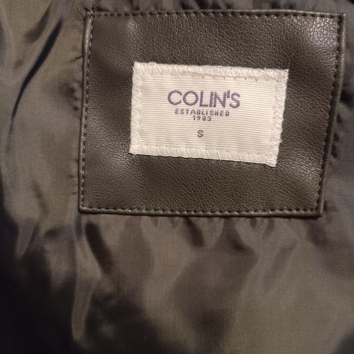 Зимняя женская стёганая кожаная куртка. "Colin's"