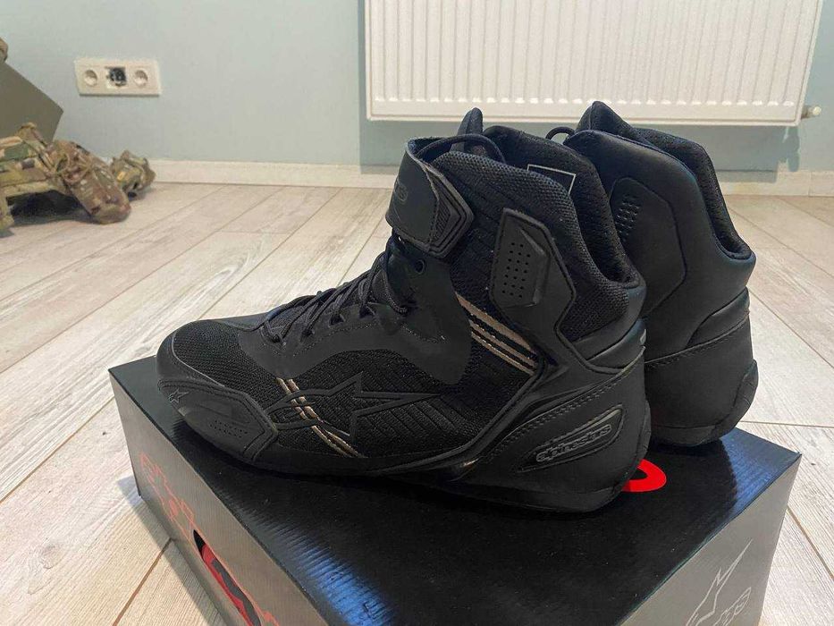 Мотоботи Alpinestars Faster-3 Rideknit SH Black/Black