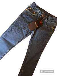Spodnie jeansowe dzieciece z cekinami Armani