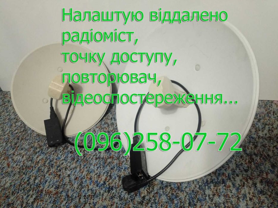 Підсилювач Wi-Fi на 5,10,20 км. NanoBridge M5 320, 420 мм