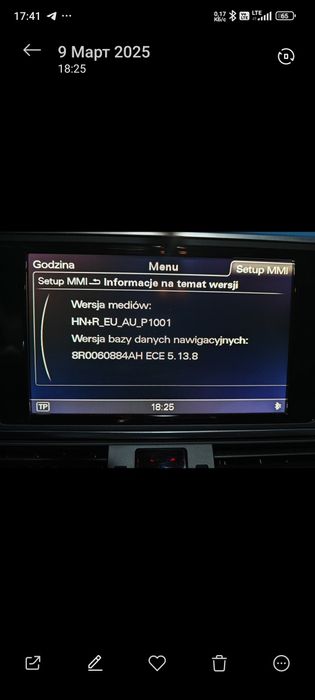 Konwersja USA kodowanie lamp Polski język mapy Audi VWAudi VAG