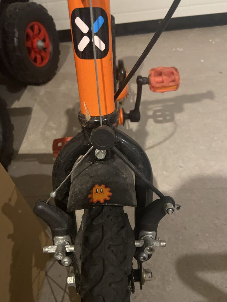 BICICLETA CRIANÇA DECATHLON 500 ROBOT B'TWIN 14" 3-5 ANOS