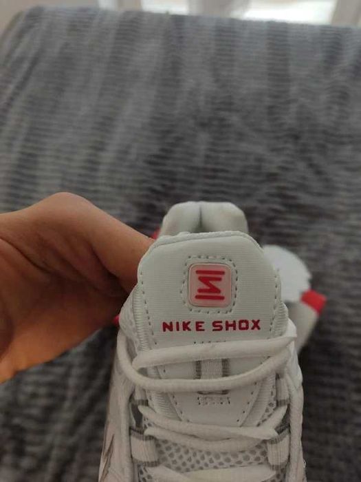 Buty Trampk Nike Shox TL White Silver R.37.5