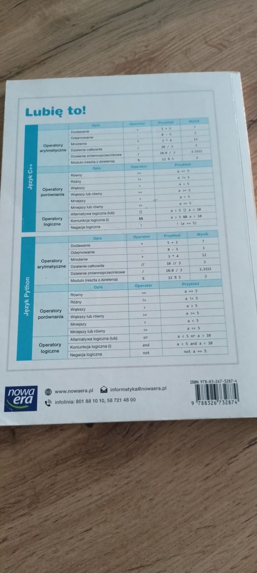 Podręcznik do informatyki ,,Lubię to '' kl. 8