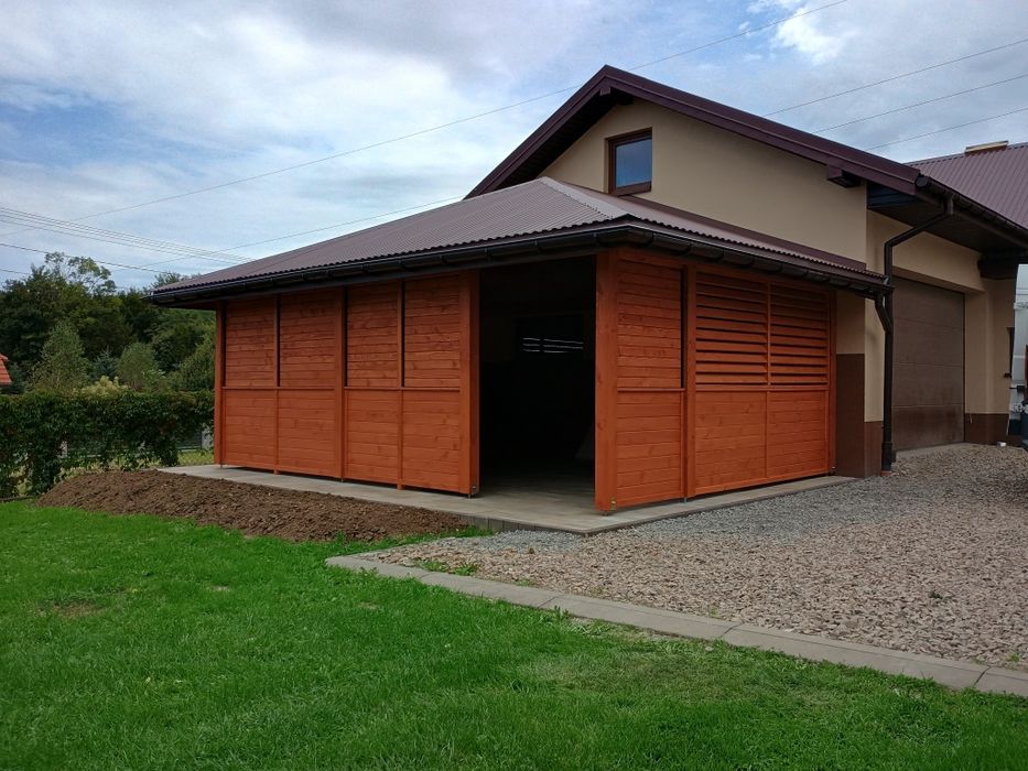 Drewniany Domek Letniskowy 5×6 m z Tarasem – NOWY! |