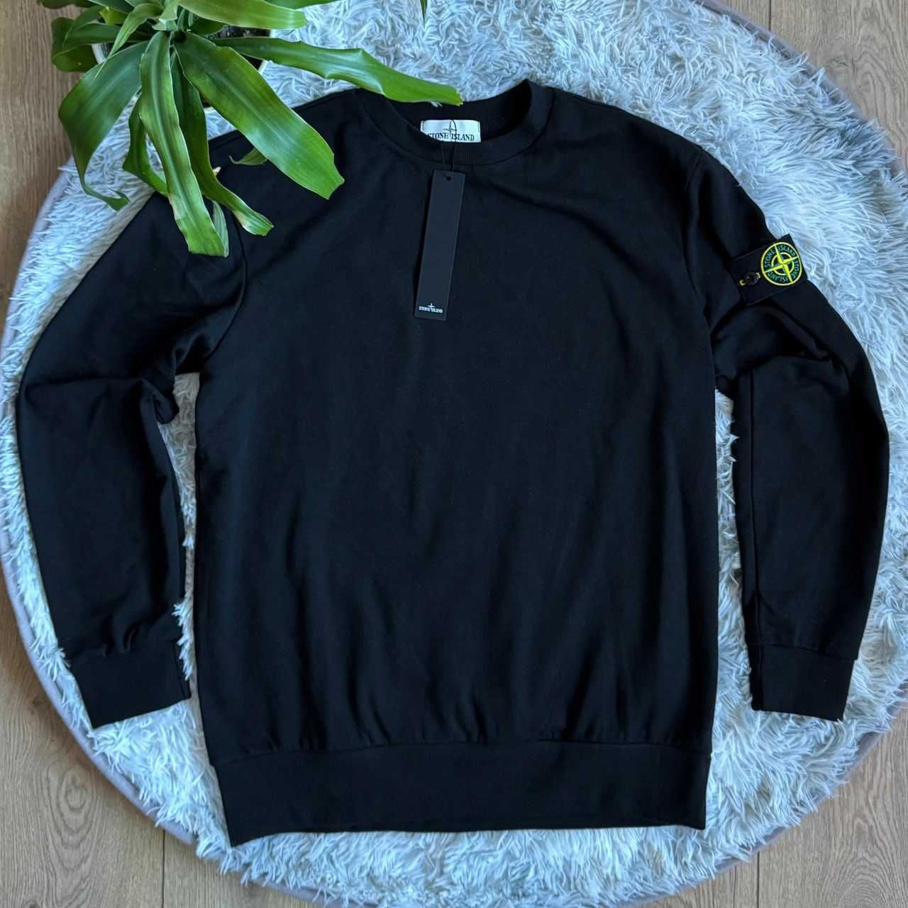 Черная кофта Stone Island — Стон Айленд — Новый стоник XS S M L XL