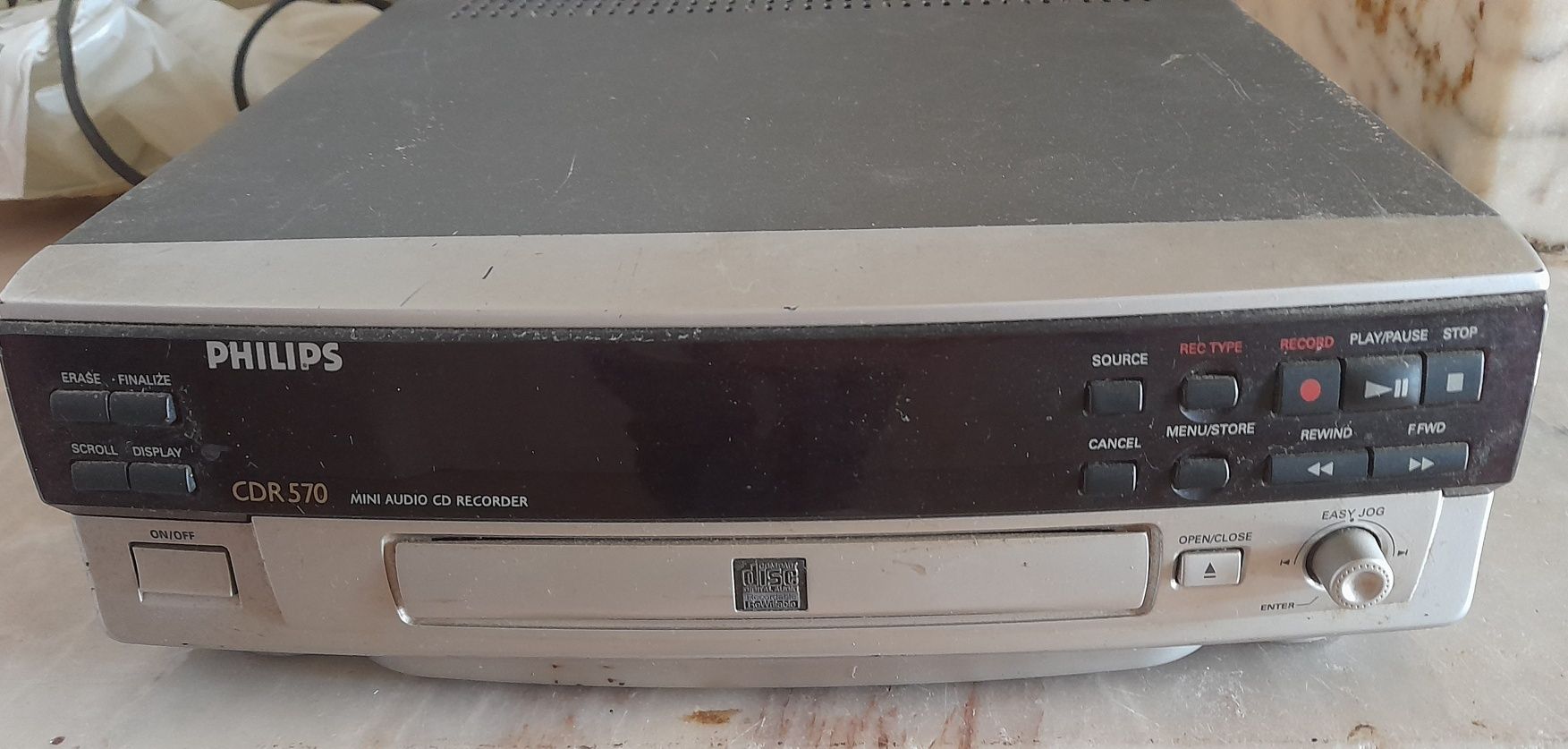 MINI AUDIO CD RECORDER - PHILIPS CDR 570  (Peças)