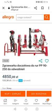 Doczolowa zgrzewarka