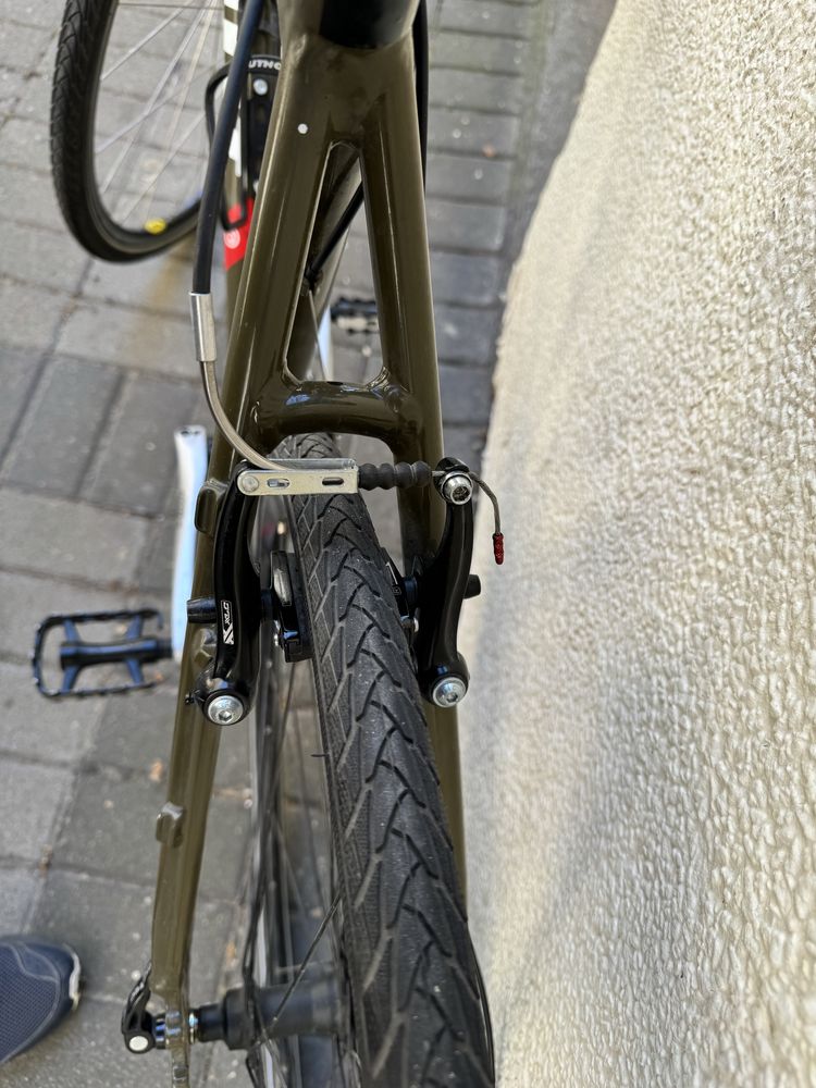 Rower przelajowy gravel Accent CX One rozm M 2x10 105 porządny osprzęt