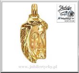 Złoty duży Jezus Chrystus w koronie cierniowej 585 Jubiler Tychy