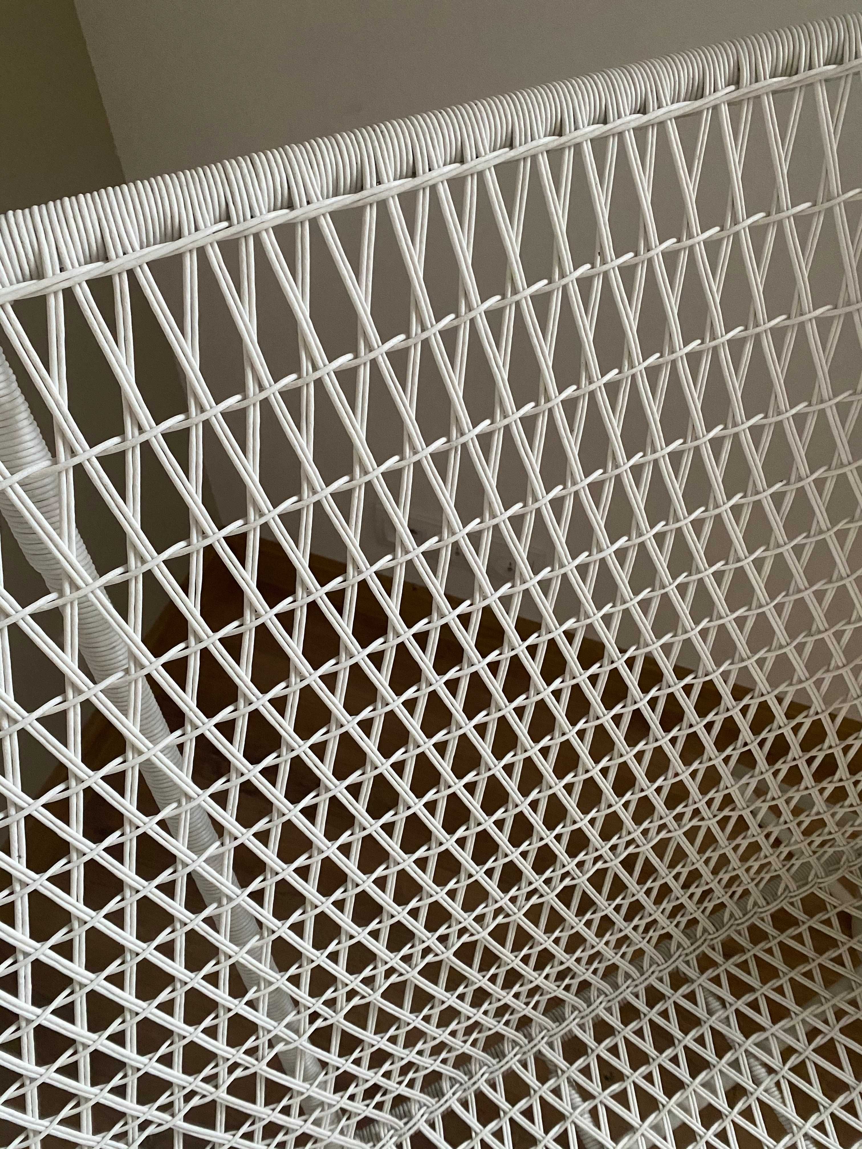 IKEA HÖGSTEN ogrodowa  sofa 2-osobowa biała jak nowa