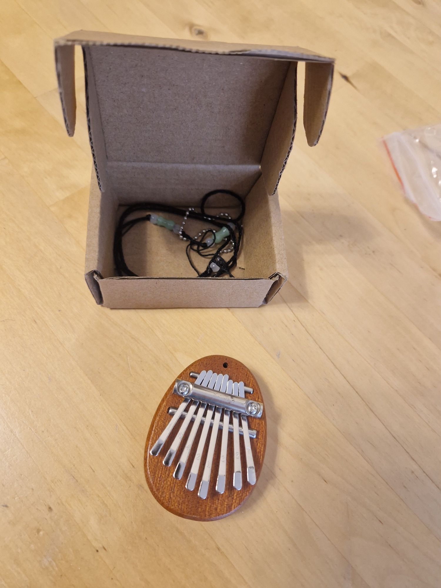 Mini Kalimba 8 tonowa drewniana