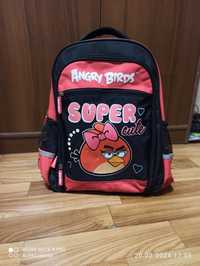 Шкільний рюкзак  "Angry Birds" з малюнком для дівчинки
