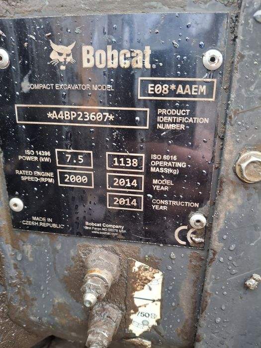 Minikoparka  bobcat e08