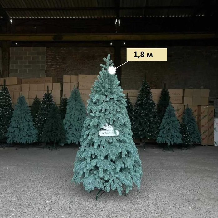 Ялинка  штучна новорічна лита Елка искусственная литая новогодняя Дроп