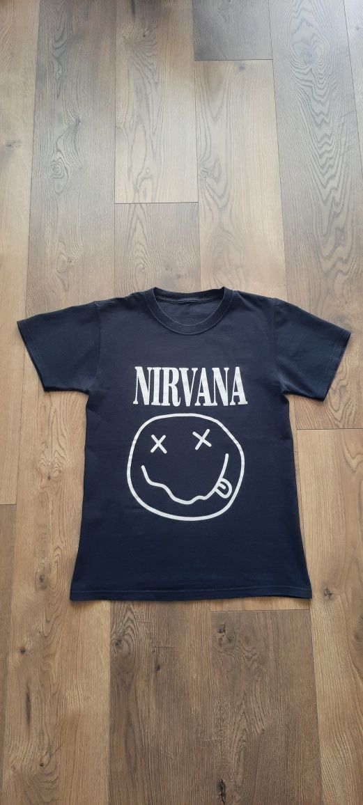 Czarna koszulka Nirvana