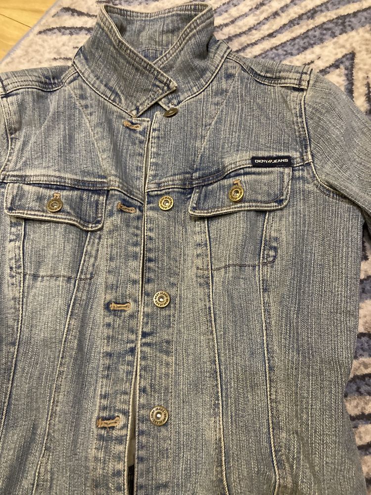 DKNY Donna Karan NY jeans dżinsowa kurtka klasyka wiosna oryginał