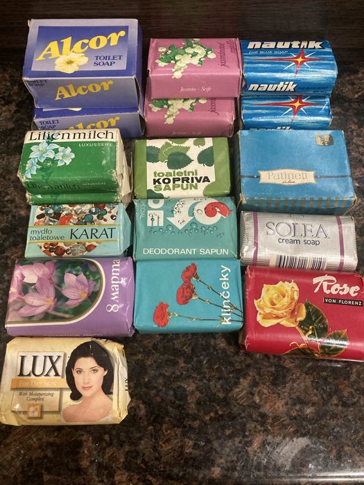 мыло 80-х годов гдр , хозяйственное новое