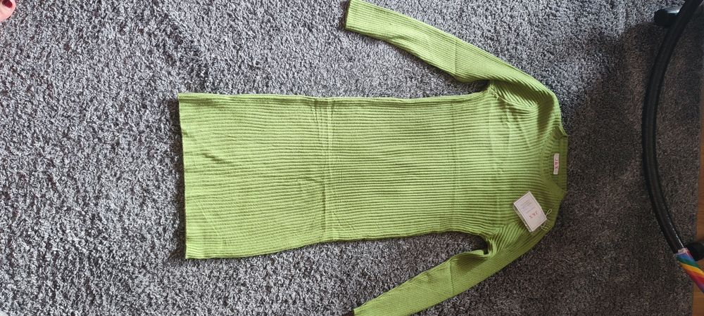 sukienka seledynowa S/M/L uniwersalna