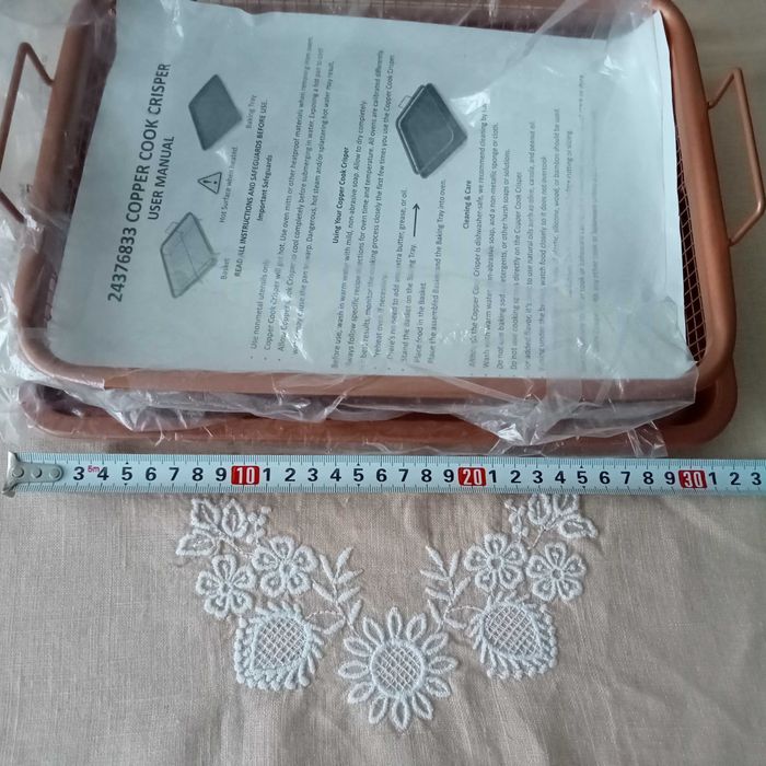 Koszyk miedziany do grillowania w piekarniku kuchennym
