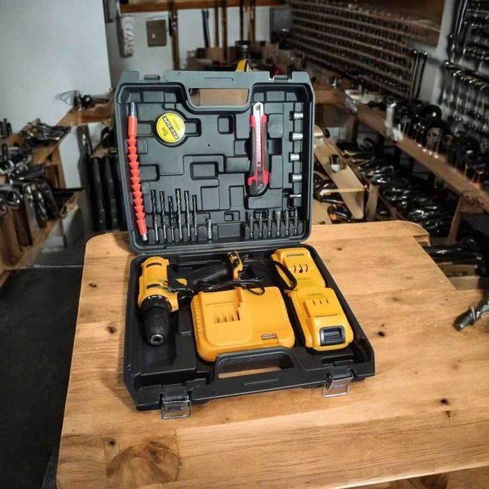 Аккумуляторный шуруповерт 24v набор инструмента в кейсе DW24 2 АКБ