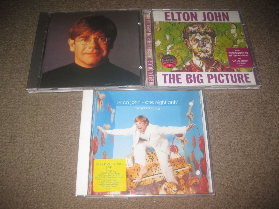 3 CDs do "Elton John" Portes Grátis!