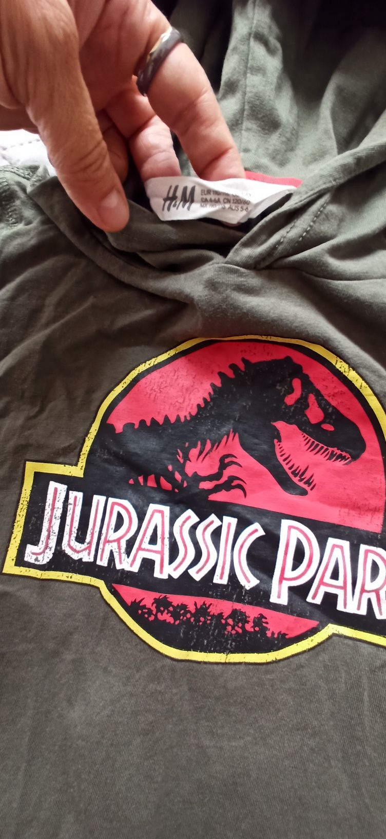 Bluza chlopieca jurassic park, bluzka, world, dinozaur, hm, 110