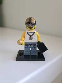 Ludzik LEGO minifigures seria 3 raper rapper unikat