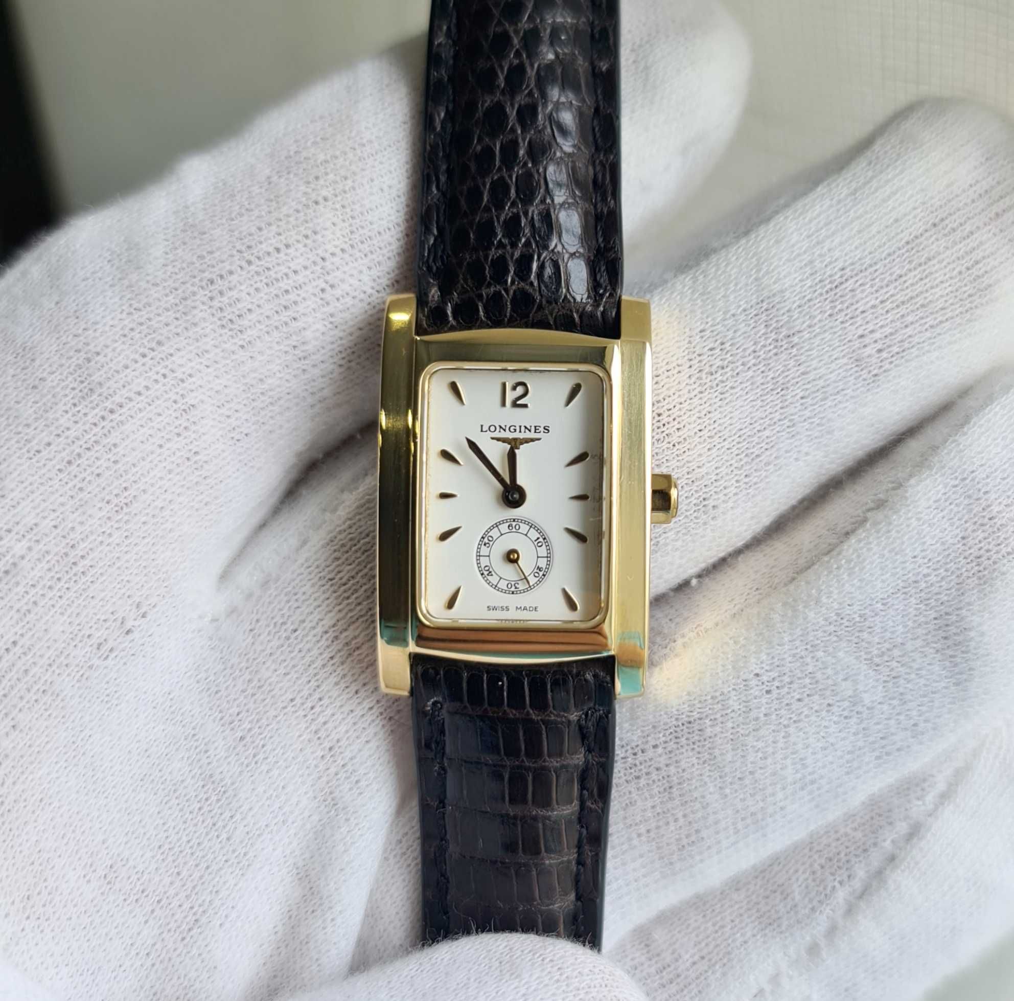 Жіночий золотий годинник Longines 18k l5.155.6.16.2