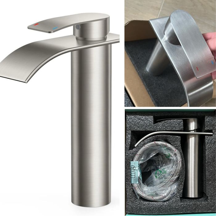 Bateria umywalkowa bataria lazenkowa wodospad Forious 180 mm 18 cm