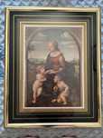 Quadro vintage "La belle Jardiniere" de Raffaello Sanzio