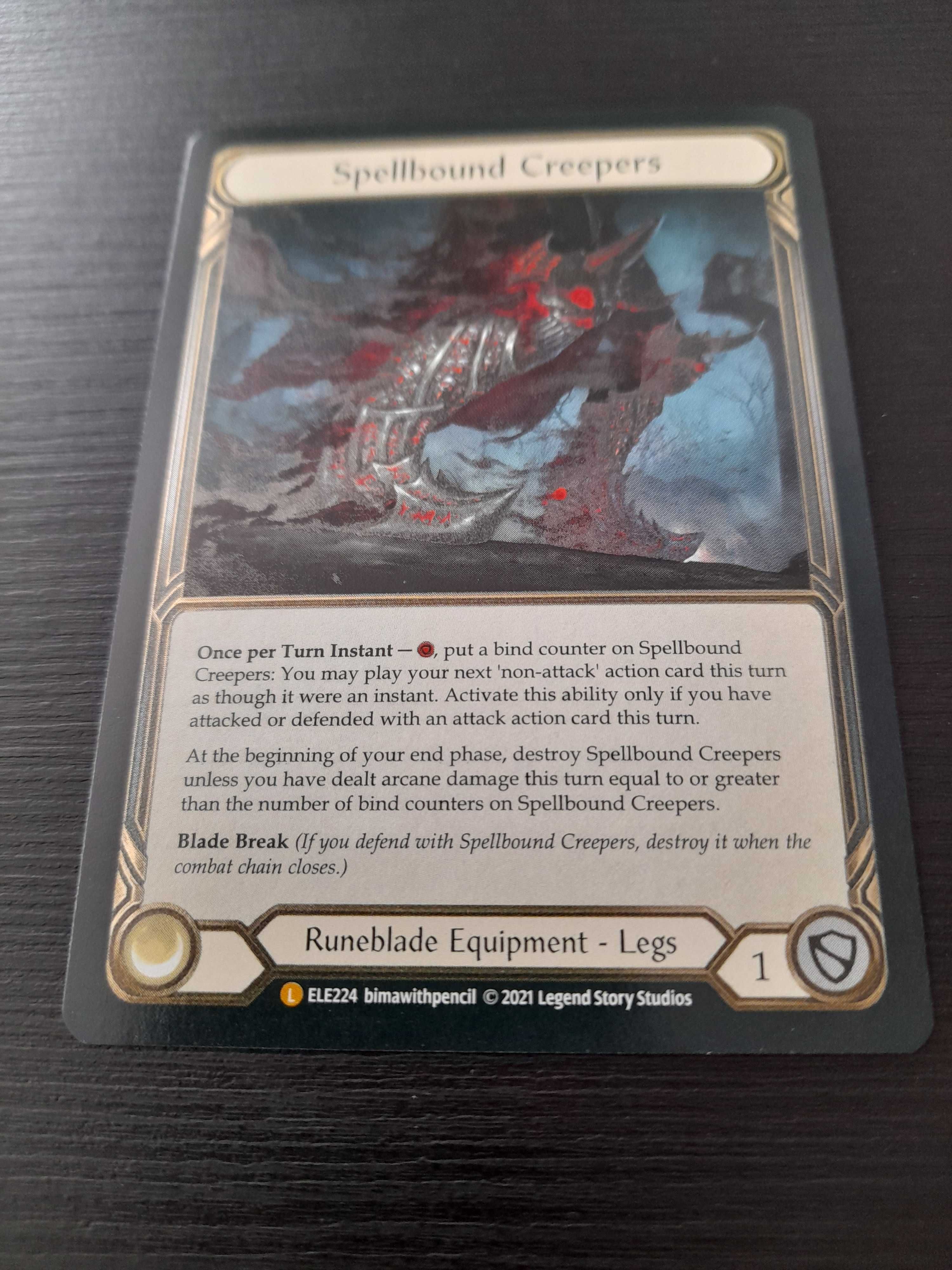 Flesh and Blood TCG cold foil legendary cards