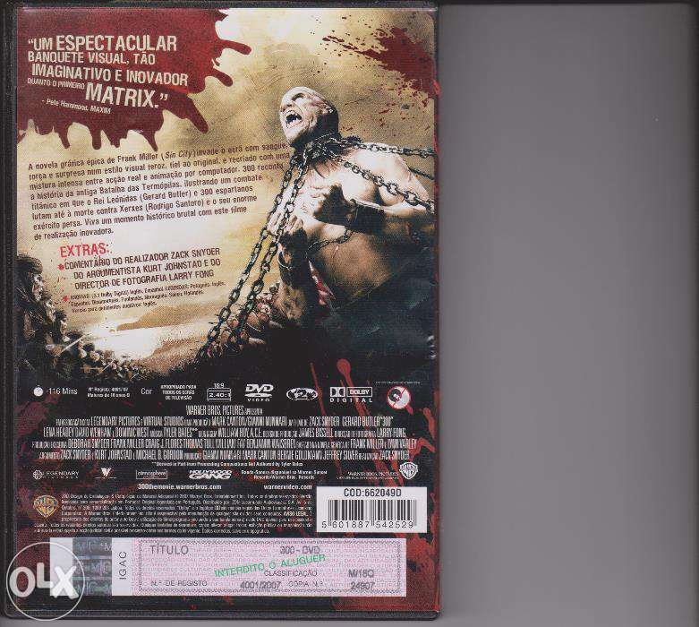 Filme DVD «300» - com Gerard Butler