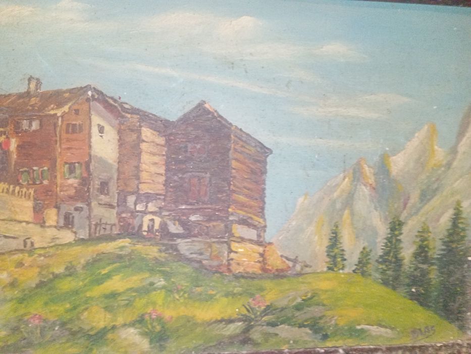 Pintura dias com moldura pequena