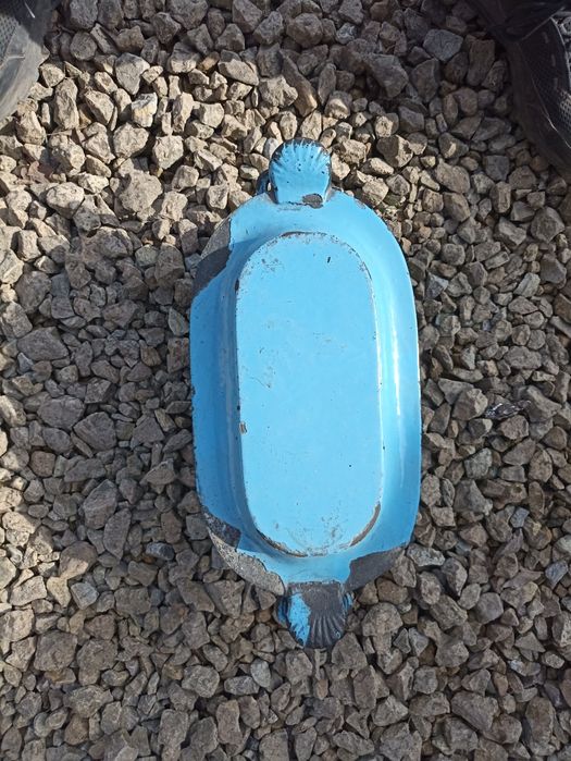 Starocie antyki prl vintage retro Stary żeliwny garnek gęsiarka sagan