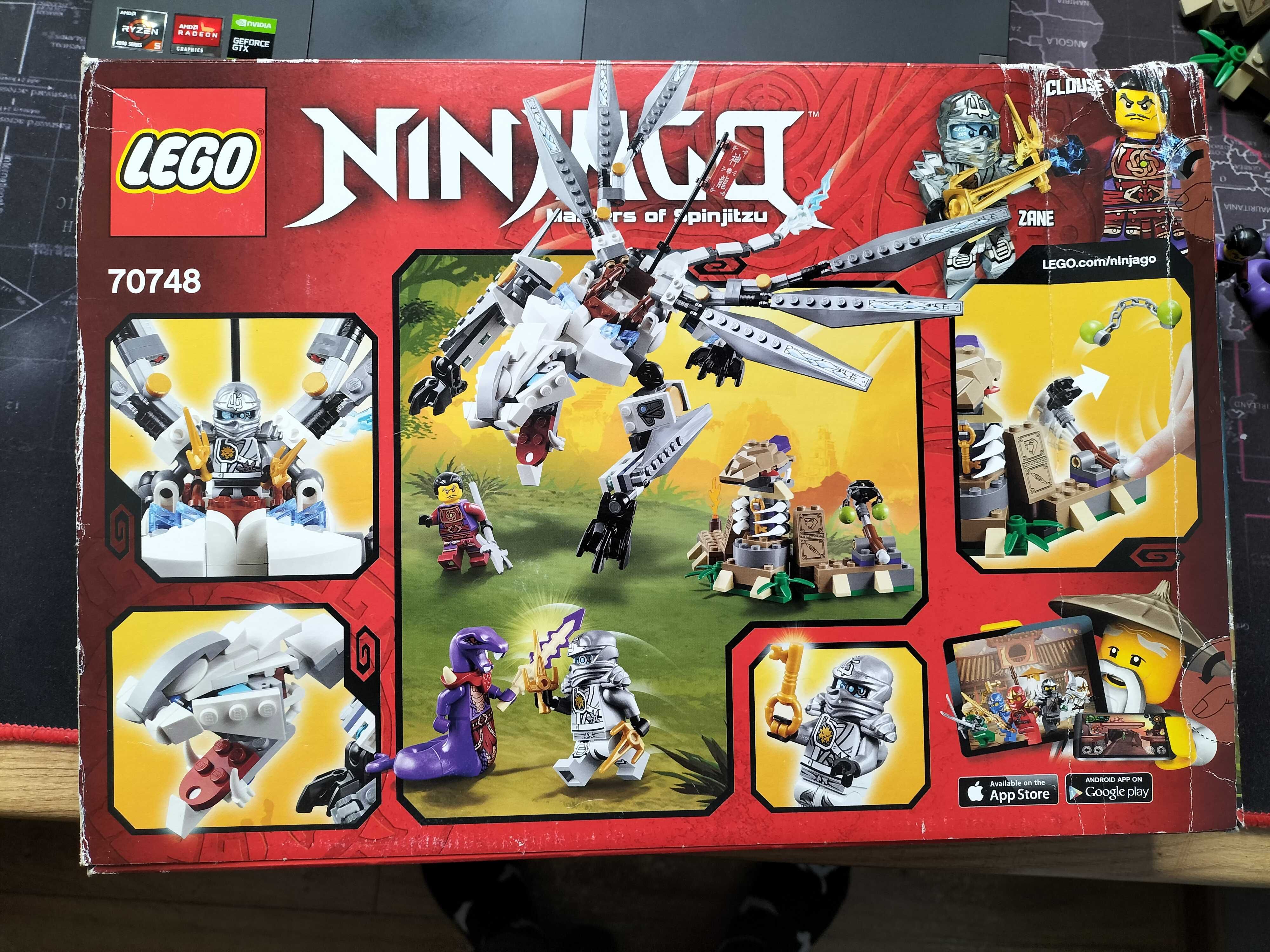 LEGO 70748 Ninjago Tytanowy smok LEGO 70748 Titanium Dragon