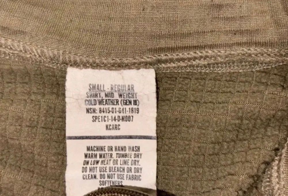 J25/2 S Термобілизна армія США Level II cold weather термуха polartec