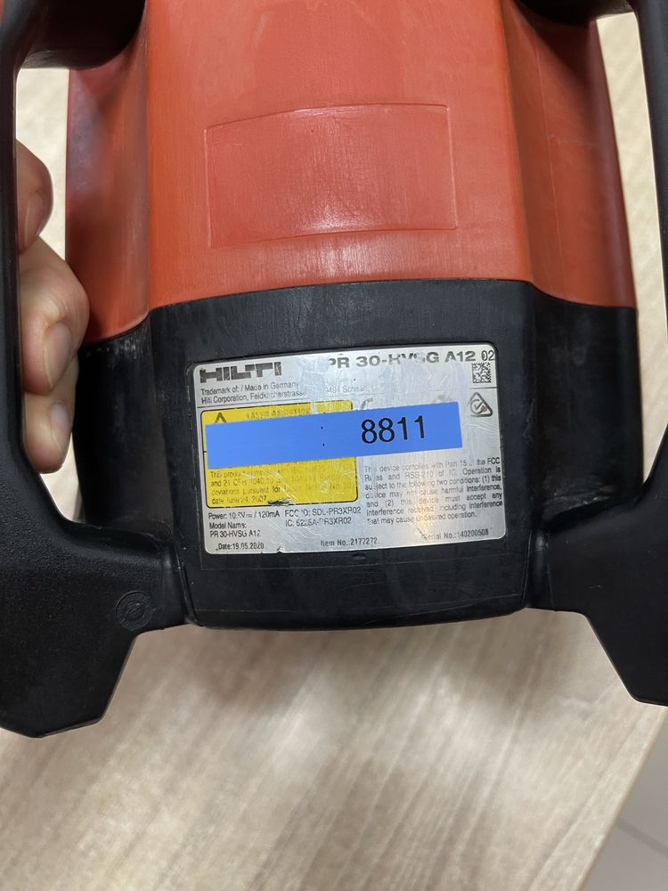 Hilti PR 30-HVSG A12 / ротаційний лазерний нівелір Хілті