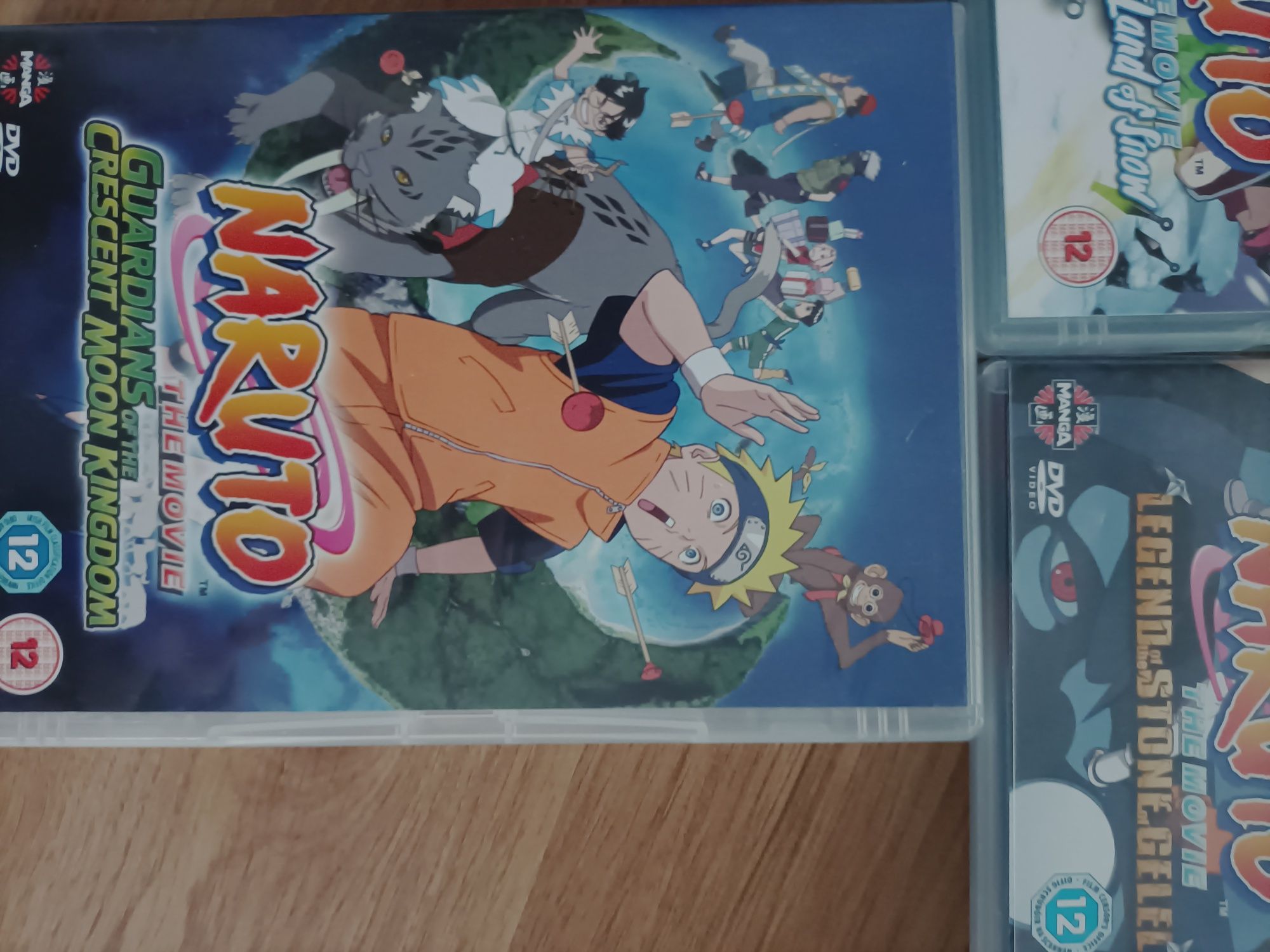 3 Filmy DVD Naruto Unleashed