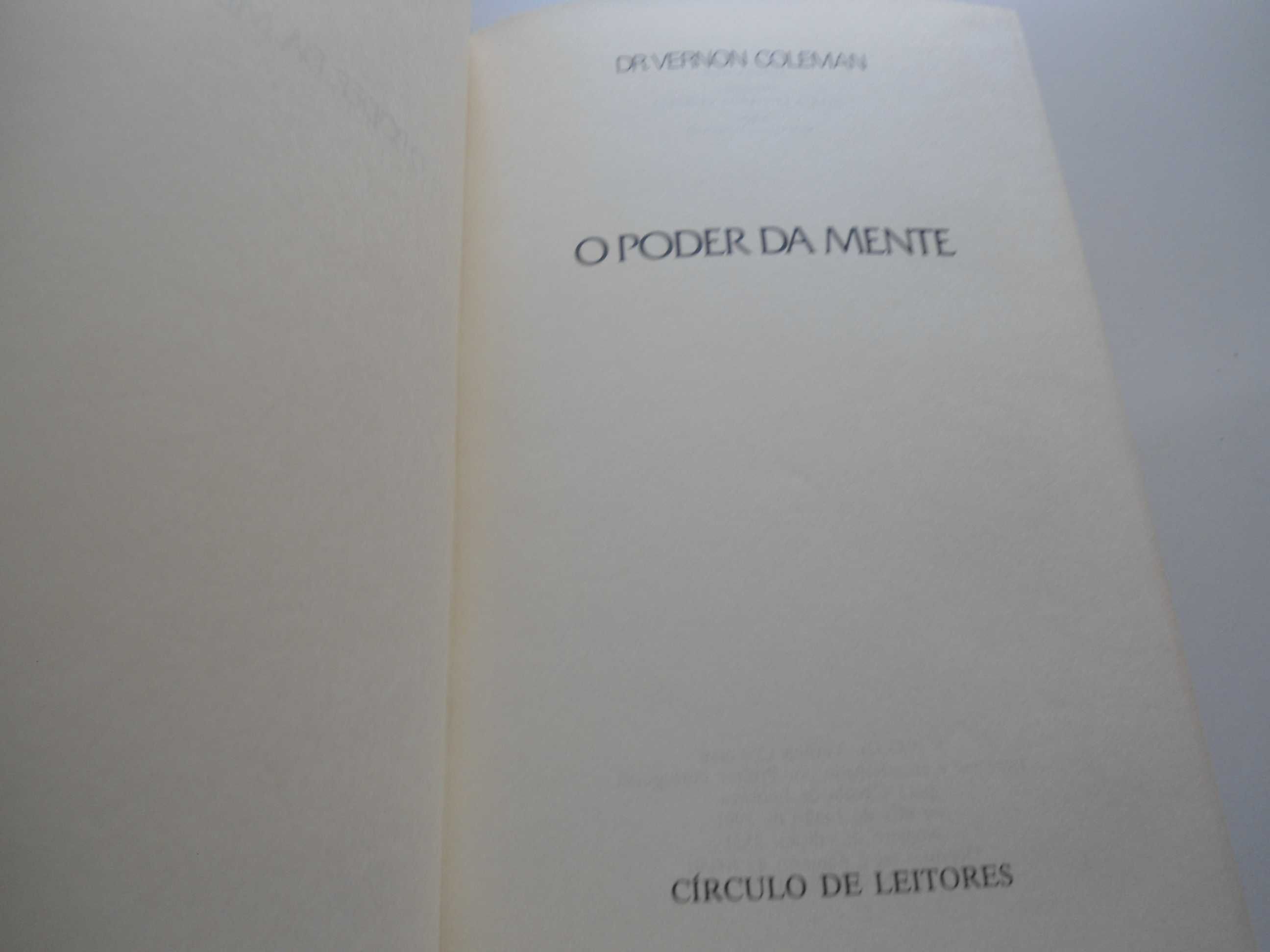 O poder da Mente por Dr. Vernon Coleman