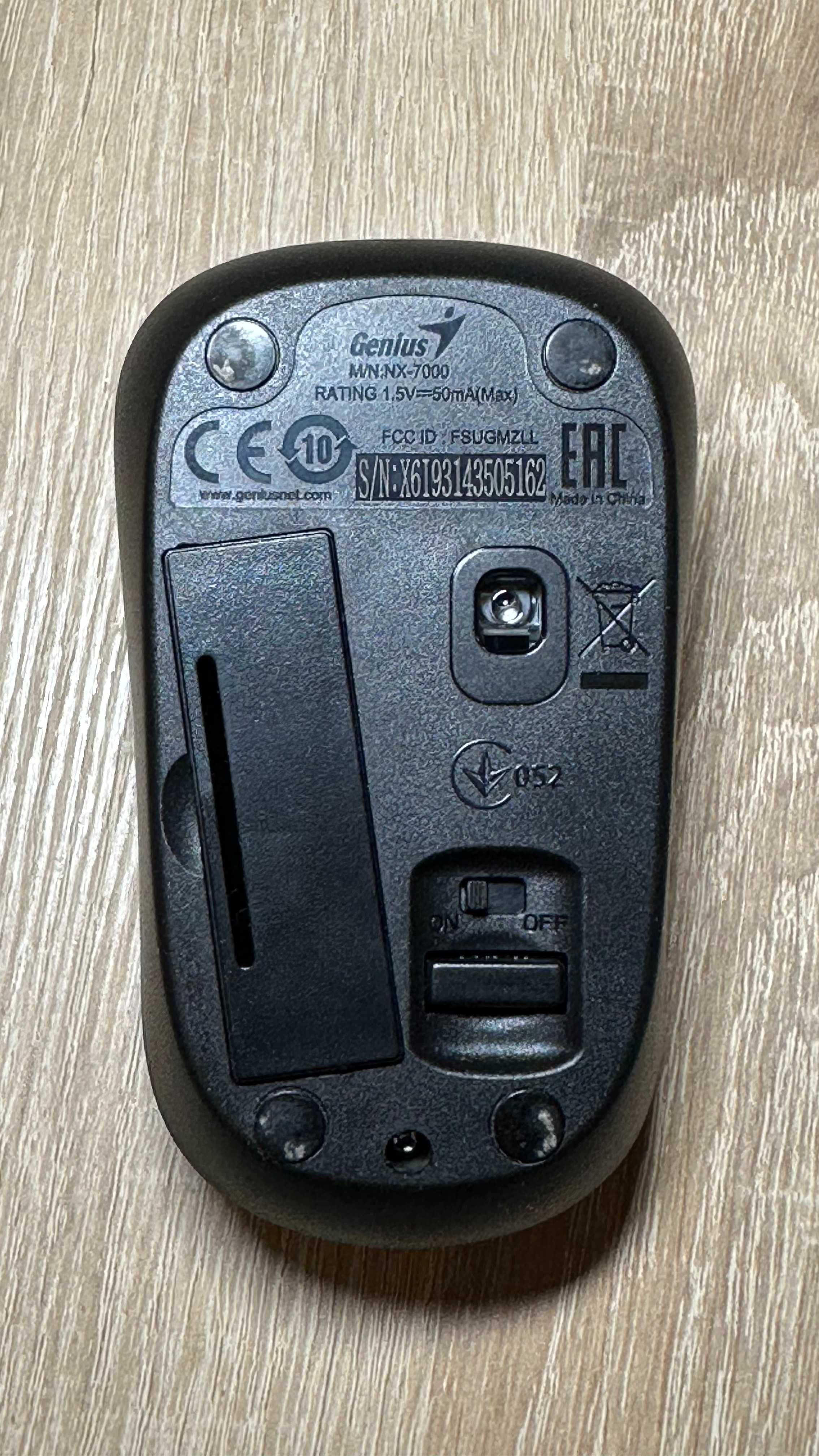 Мишка Genius NX-7000 NX-7005 Wireless Black
